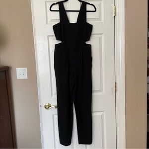 Black cut out jumpsuit size 4